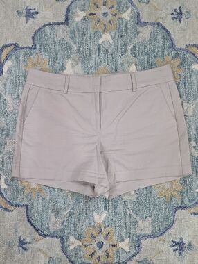 Ann Taylor Light Beige Tailored Shorts size 12